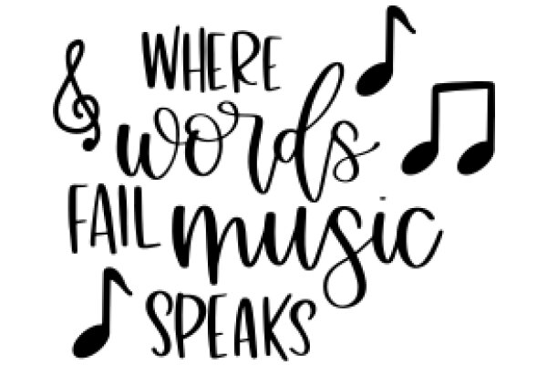 Where Words Fail, Music Speaks: A Visual Poem