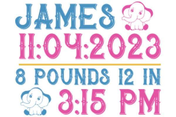 James's 2023 New Year's Resolution: A Healthy Start with a Pink Elephant