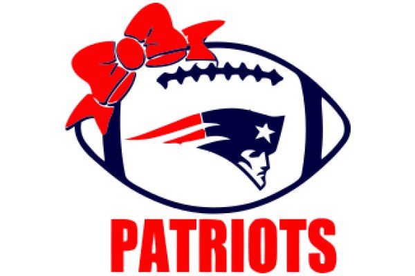 Patriots Football Fan's Bow and Logo