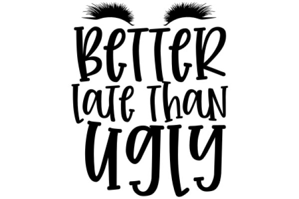 Better Late Than Ugly: A Humorous Take on Self-Improvement