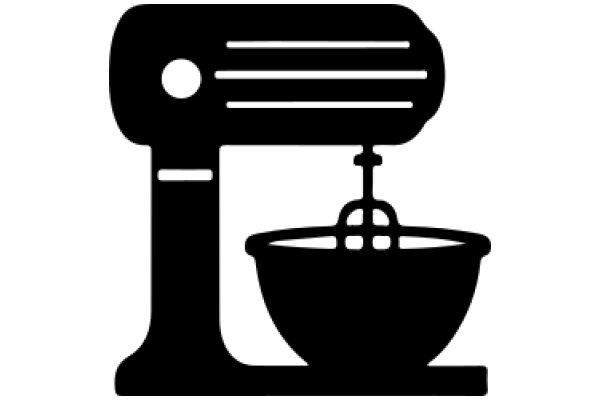 A Simple Icon of a Coffee Machine and a Cup of Coffee