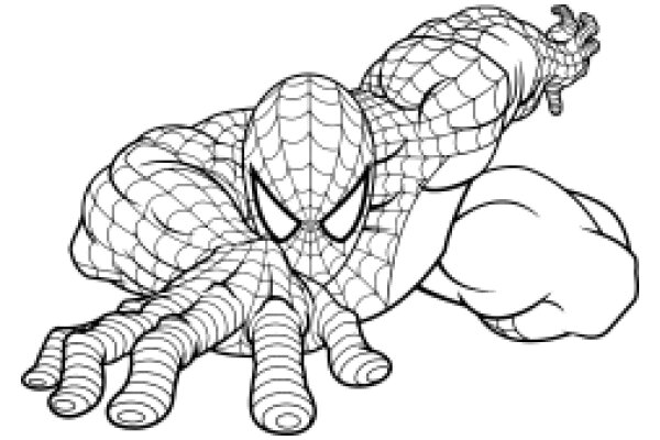 Spider-Man's Playful Pose: A Whimsical Illustration