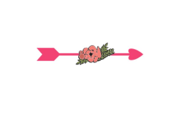 A Pink Flower on a Pink Arrow