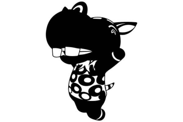 Stylish Cartoon Character with Glasses and a Patterned Shirt