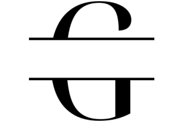 Stylized Letter 'G' with a Curved Line Below It