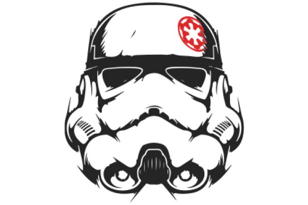 Stormtrooper Helmet with Red Star Logo