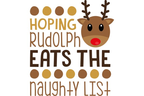 Hopeful Holiday Greeting: A Festive Message from Rudolph and Santa Claus