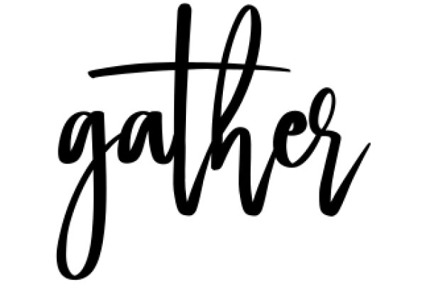 Gathering of the Gathered: A Visual Exploration of the Word 'Gather'