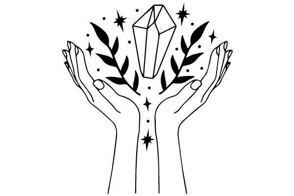 A Hand of Stars and a Diamond: A Symbol of Hope and Success