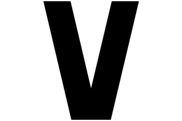 A Clear and Simple Representation of the Letter 'V' in