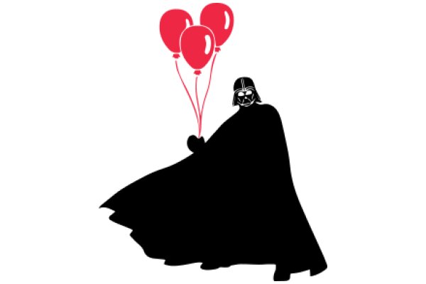 Darth Vader's Celebratory Moment with Balloons