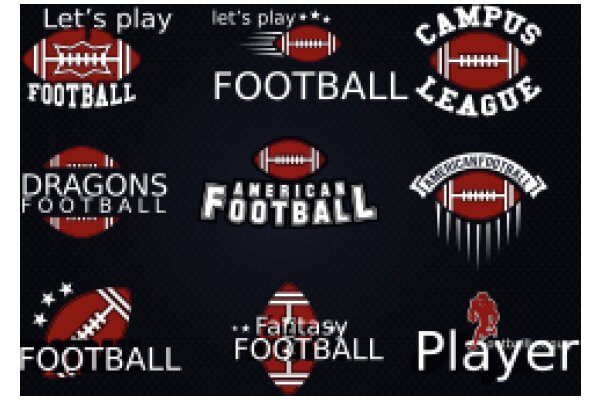 A Collection of Football Team Logos and Names