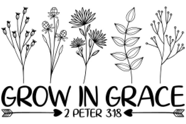 Grow in Grace: A Collection of Flower Illustrations with a Biblical Reference