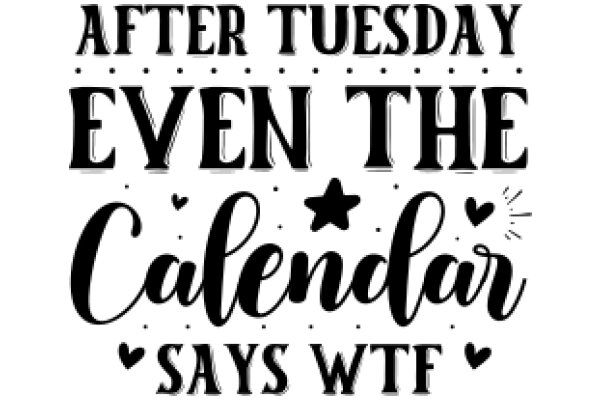 After Tuesday, Even the Calendar Says WTF