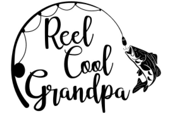 Reel Cool Grandpa: A Playful Logo for a Fishing Enthusiast