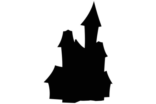 Silhouette of a Castle-like Structure