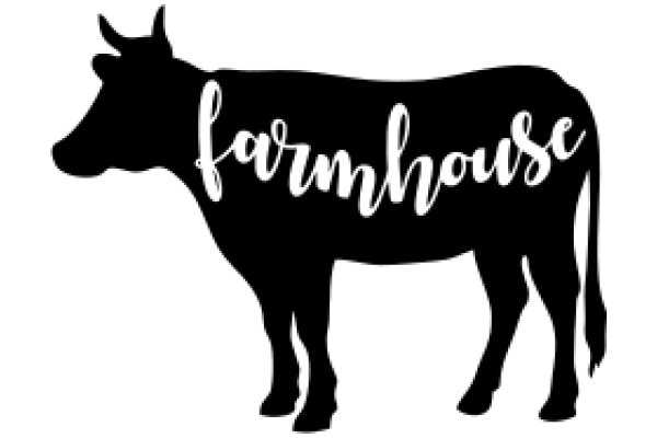 Farmhouse: A Silhouette of a Cow