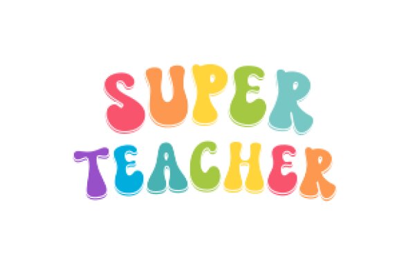 Colorful Super Teacher: A Playful and Educational Title