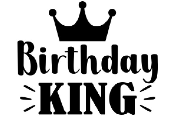 Birthday King: A Celebratory Logo