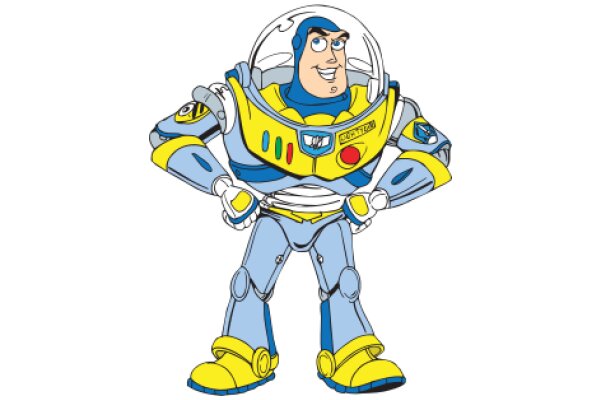 An Intergalactic Adventure: The Blue and Yellow Spaceman