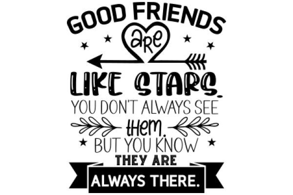 Good Friends Are Like Stars: Always There, Always Knowing