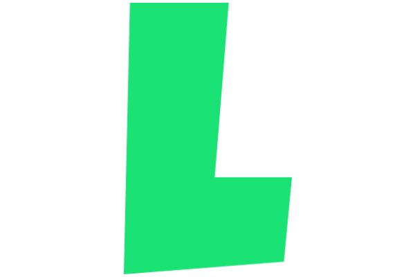 Vibrant Green L-Shaped Logo