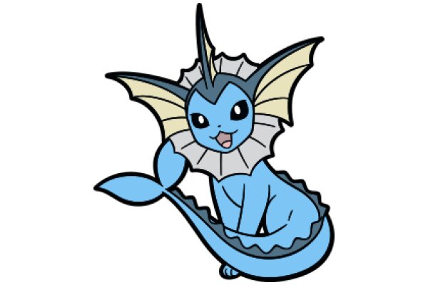 A Friendly Blue Pokémon with a Big Smile