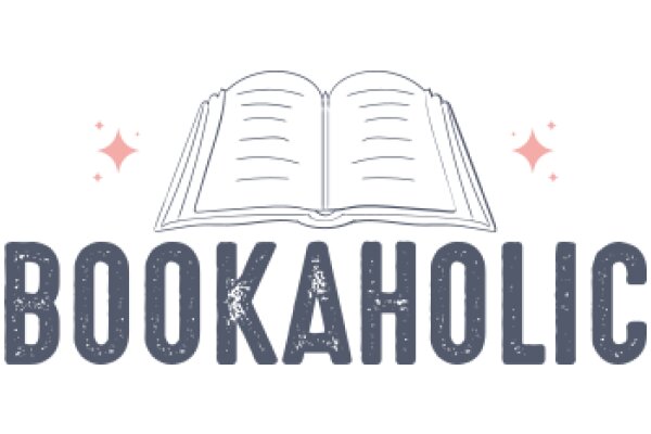 Bookaholic: A Graphic Design of a Book and the Word 'Bookaholic'