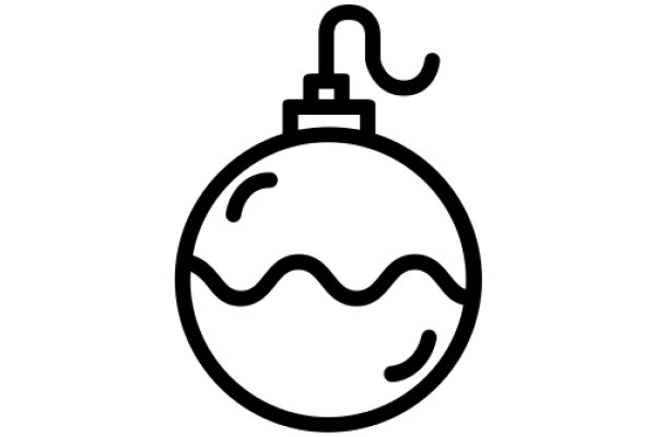 Simplistic Icon of a Christmas Ornament