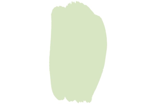 A Solid Green Paint Swatch