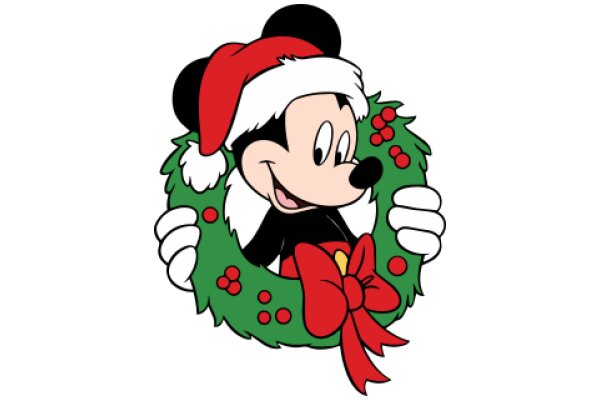 Mickey Mouse's Festive Holiday Greeting