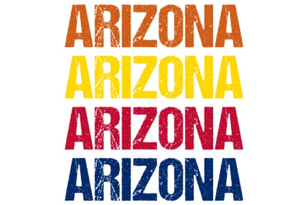 Vibrant States: A Colorful Tribute to Arizona