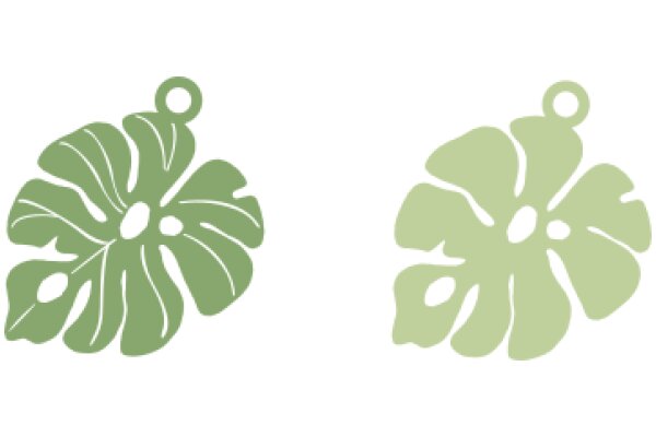 Two Green Leaf Designs: A Symbol of Nature's Beauty