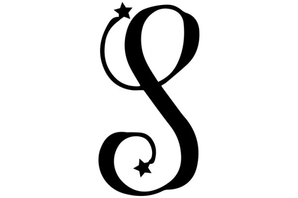 Stylized Letter 'S' with a Star Design