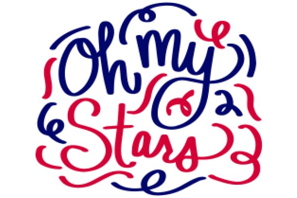 Oh My Stars: A Playful Typographic Artwork