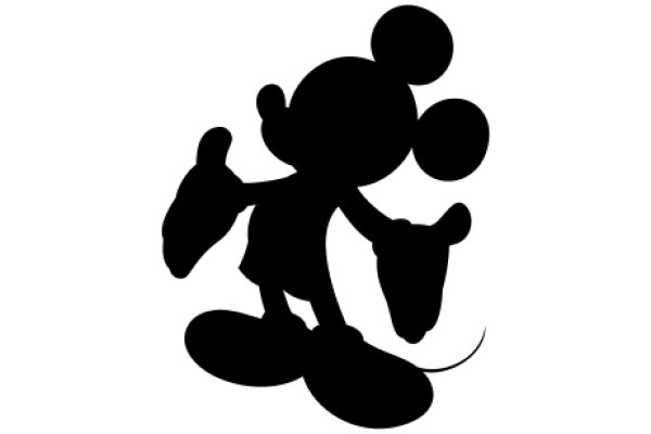 Silhouette of Mickey Mouse: A Classic Icon