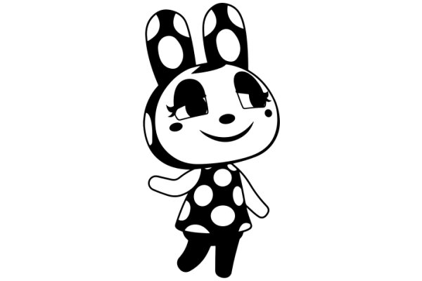 Stylish Cartoon Bunny