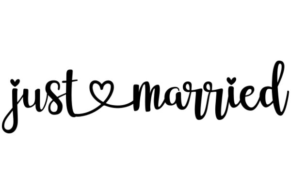 Just Married: A Symbol of Love and Commitment