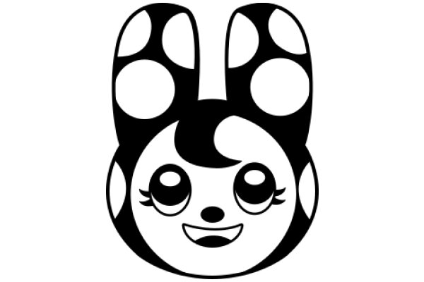 Stylized Character: A Friendly Bunny Logo