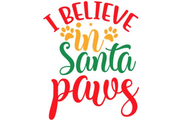 I Believe in Santa Paws: A Festive Holiday Greeting