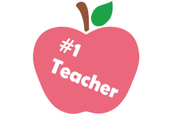 A Delightful Apple with a Teacher's Number One