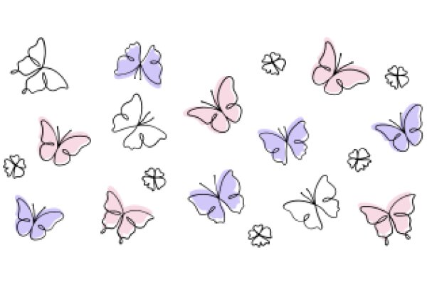 A Whimsical Collection of Butterfly Illustrations