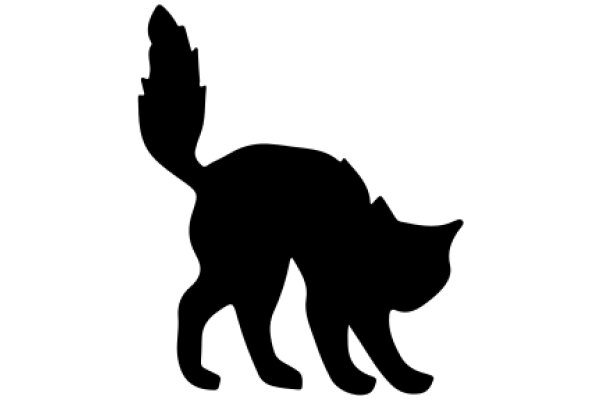 Silhouette of a Cat: A Simple yet Captivating Design