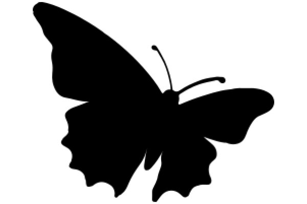 Silhouette of a Butterfly: A Symbol of Transformation and Beauty