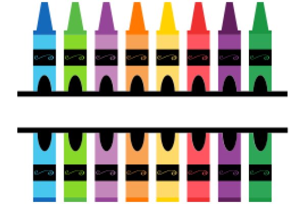 Vibrant Crayon Collection: A Rainbow of Creativity