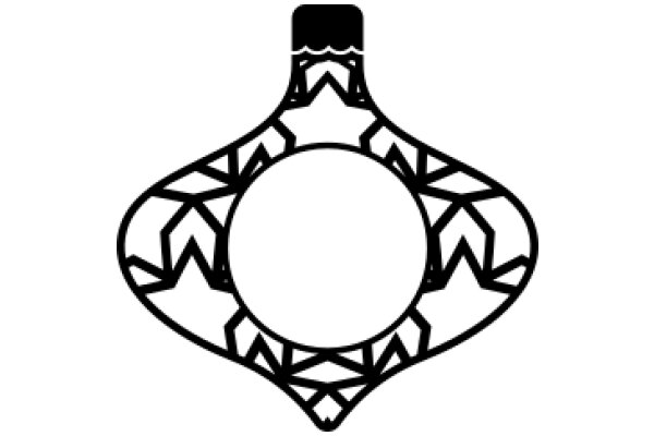 Stylized Design of a Decorative Object with Geometric Patterns