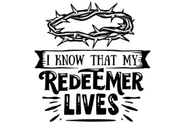 ACross and a Sign that Reads 'I Know That My Redeemer Lives'