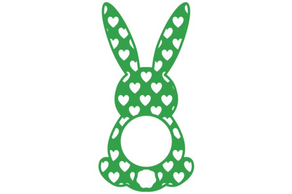 A Playful Easter Bunny Logo