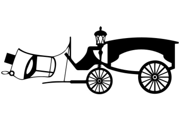 A Classic Illustration of a Horse-Drawn Carriage