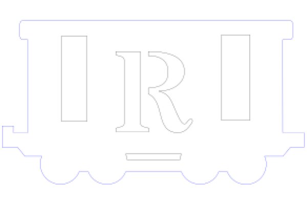 Stylized Letter 'R' in a Train-Inspired Design